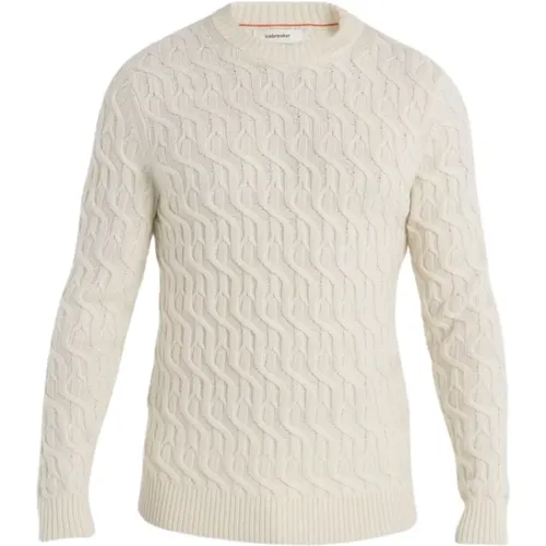 Cable Knit Crewneck Sweater , male, Sizes: S - Icebreaker - Modalova