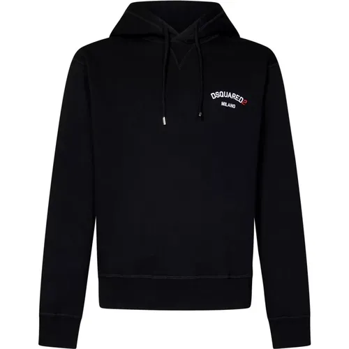 Logo Hoodie Aw24 , male, Sizes: XL, L, S, M - Dsquared2 - Modalova