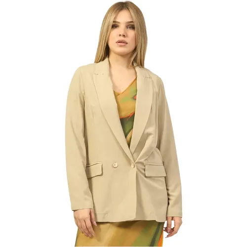 Double-Breasted Blazer Jacket , female, Sizes: XS, M, XL, L, S - Fracomina - Modalova