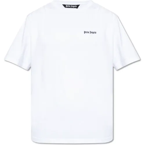 T-Shirt mit Logo Palm Angels - Palm Angels - Modalova