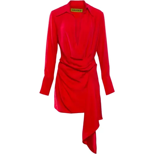 Gravia silk mini dress , female, Sizes: L, M - Gauge81 - Modalova