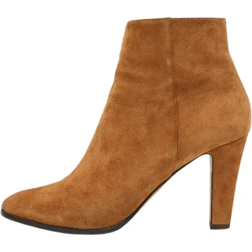 Pre-owned Suede boots , female, Sizes: 7 1/2 UK - Jimmy Choo Pre-owned - Modalova