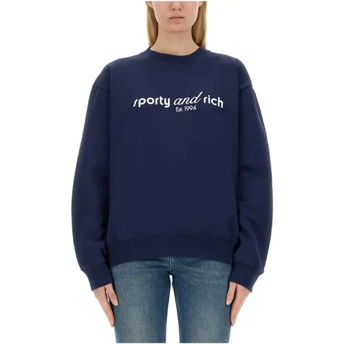 CO Logo Sweatshirt Sporty & Rich - Sporty & Rich - Modalova