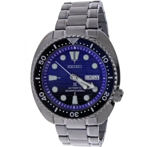 Automatic Dial Steel Watch , male, Sizes: ONE SIZE - Seiko - Modalova