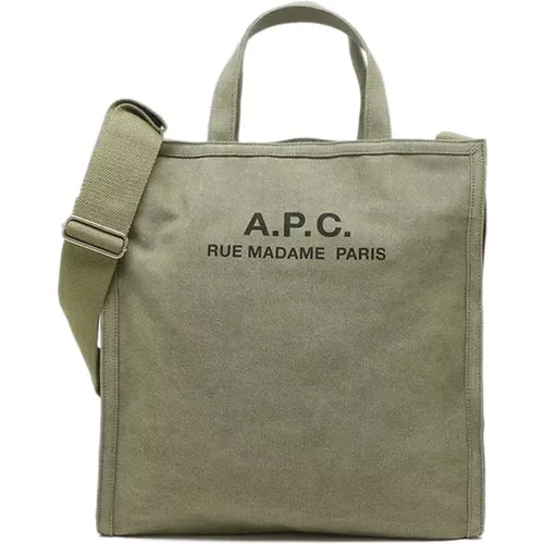 Double Handle Tote Bag , female, Sizes: ONE SIZE - A.p.c. - Modalova