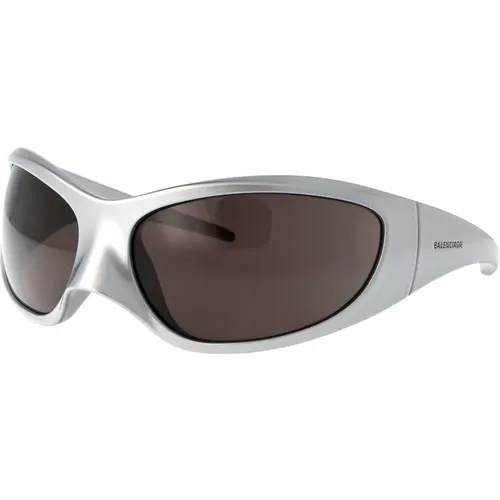 Stylische Sonnenbrille mit Bb0252S Design , Damen, Größe: ONE Size - Balenciaga - Modalova