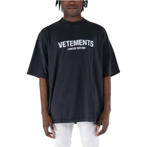 T-Shirts , Herren, Größe: M - Vetements - Modalova