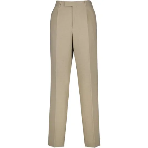 Wool Pleated Pants Straight Cut , male, Sizes: XS, S - Dior - Modalova