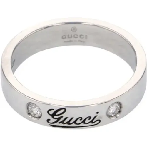 Pre-owned Jewelry Gucci Silver White Gold , female, Sizes: ONE SIZE - Gucci Vintage - Modalova