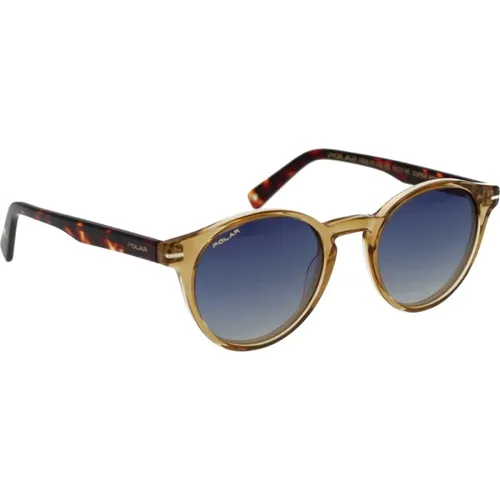 Gold Sunglasses , unisex, Sizes: 49 MM - Polar - Modalova