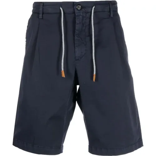 Cotton Jogger Activewear Bermuda Style , male, Sizes: W31 - Eleventy - Modalova