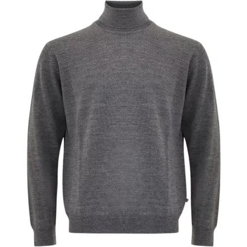 Eleganter Grauer Wollpullover - Ferrante - Modalova