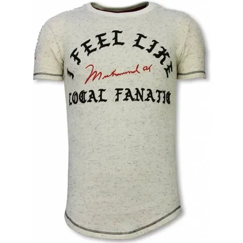 I Feel Like Muhammad - Longfit T Shirt - Lf-105/1B , male, Sizes: XL, S - Local Fanatic - Modalova