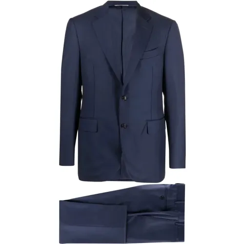 Super 130's Wool Suit , male, Sizes: XL, 4XL, M, 2XL, L - Canali - Modalova