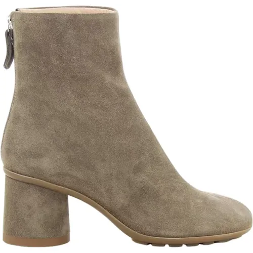 Taupe Curvy Bootie Damenstiefel , Damen, Größe: 40 EU - AGL - Modalova