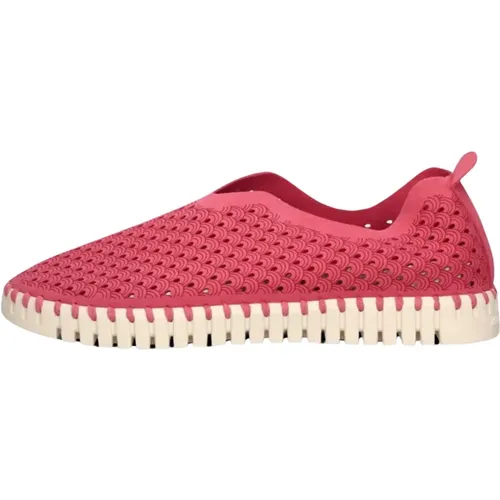 Rosa Tulip Slip-Ons , Damen, Größe: 41 EU - Ilse Jacobsen Hornbæk - Modalova