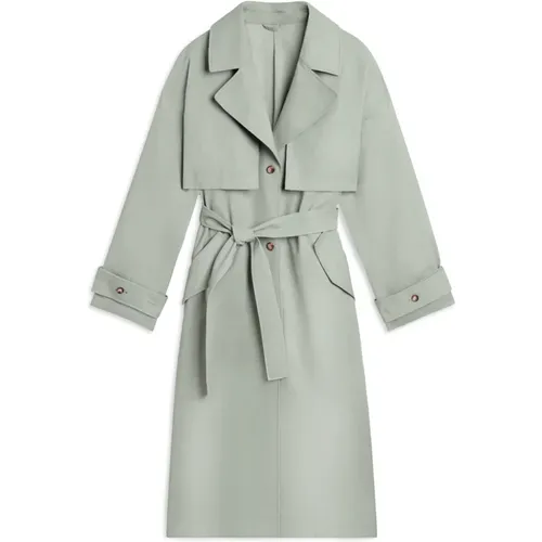 Wasserabweisender Trenchcoat mit Verstellbarer Taille , Damen, Größe: L - Axel Arigato - Modalova