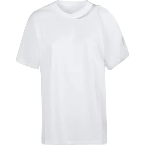 Modische T-Shirts und Polos , Damen, Größe: XS - MM6 Maison Margiela - Modalova