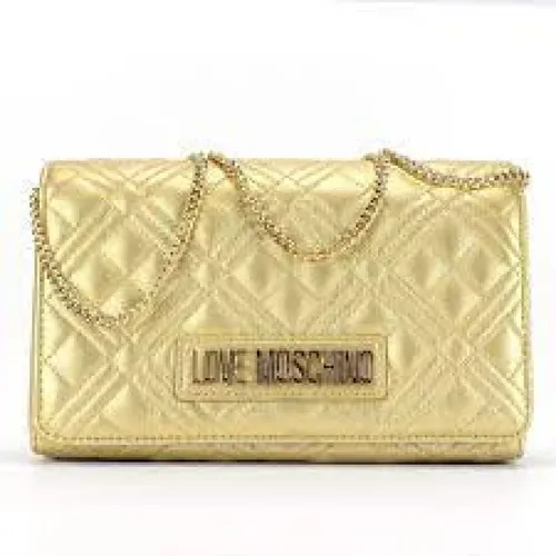 Golden Bags by Moschino , female, Sizes: ONE SIZE - Love Moschino - Modalova