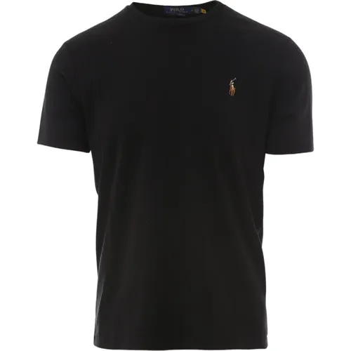 Weiches Baumwoll T-Shirt , Herren, Größe: M - Polo Ralph Lauren - Modalova