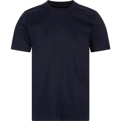 T-shirt with Mercerised Finish , male, Sizes: 2XL, L, 3XL, S, XL, M - Hugo Boss - Modalova