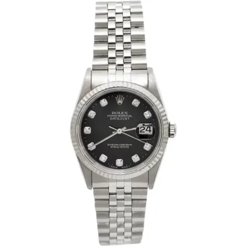 Pre-owned Stainless Steel watches , female, Sizes: ONE SIZE - Rolex Vintage - Modalova