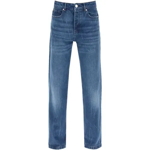 Stylische Denim Jeans , Herren, Größe: W30 - Ami Paris - Modalova
