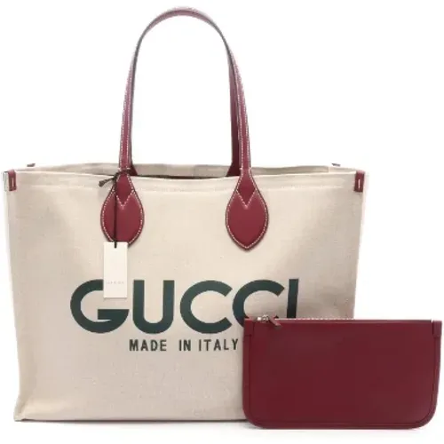 Pre-owned Canvas totes , female, Sizes: ONE SIZE - Gucci Vintage - Modalova