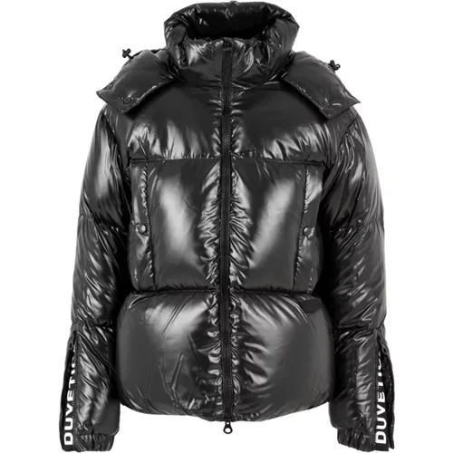 Front Zip Hooded Jacket , female, Sizes: S, 2XS, XS - duvetica - Modalova