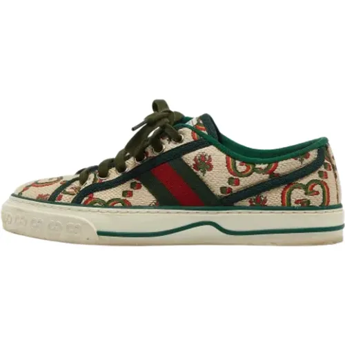 Pre-owned Canvas sneakers , female, Sizes: 2 1/2 UK - Gucci Vintage - Modalova