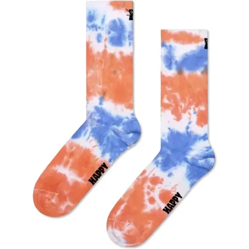 Tie-Dye Muster Socken , Herren, Größe: M - Happy Socks - Modalova