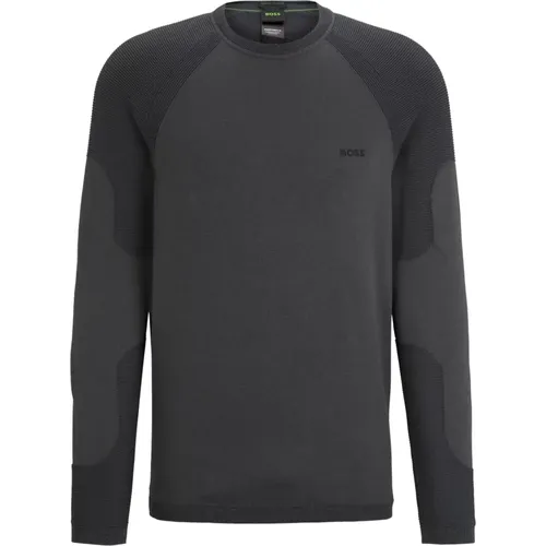 Stylischer Perform-X Sweatshirt , Herren, Größe: L - BOSS Green - Modalova