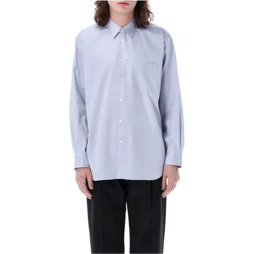 Hellblaues Oxford Hemd Herrenbekleidung , Herren, Größe: L - Comme des Garçons - Modalova