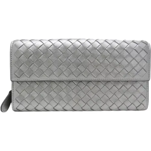 Pre-owned Leather wallets , female, Sizes: ONE SIZE - Bottega Veneta Vintage - Modalova