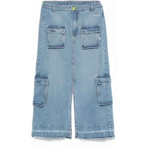 Kinder Denim Cargo Hose Blau BARROW - BARROW - Modalova