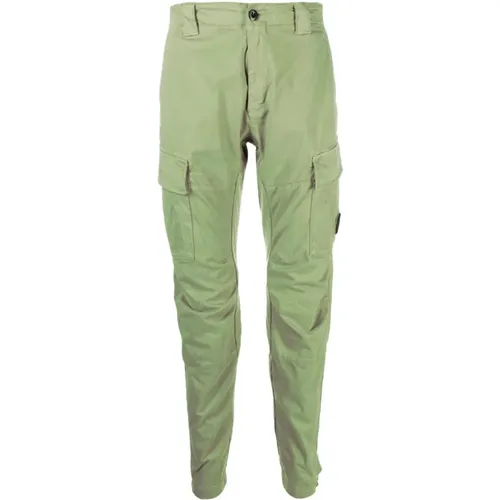Cargo Tapered Pants with Lens Detail , male, Sizes: 2XS, XS - C.P. Company - Modalova