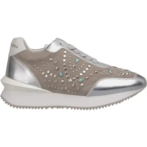 Studded Platform Trainers , Damen, Größe: 38 EU - Alma en Pena - Modalova