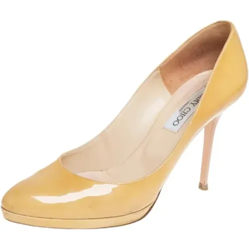 Pre-owned Leather heels , female, Sizes: 6 1/2 UK - Jimmy Choo Pre-owned - Modalova