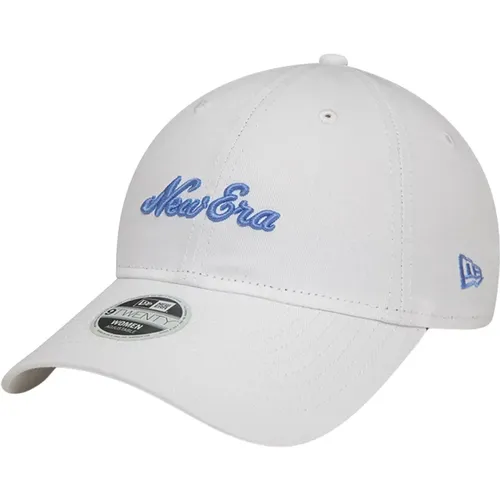 Weiß Blau Logo Verstellbarer Hut , unisex, Größe: ONE Size - new era - Modalova