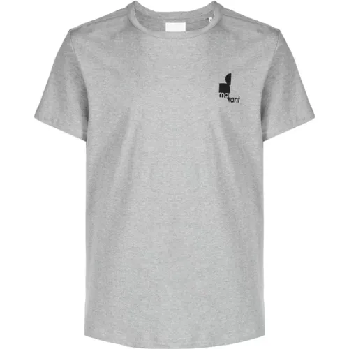 Marant T-shirts and Polos Light Grey , male, Sizes: M, S, L - Isabel marant - Modalova