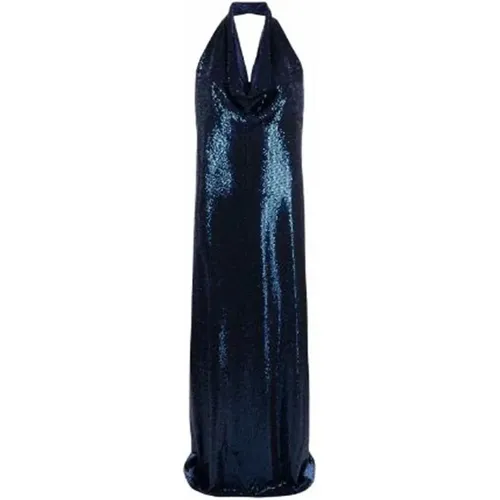 Sequin-Embellished Long Dress , female, Sizes: L, S, M - Blanca Vita - Modalova