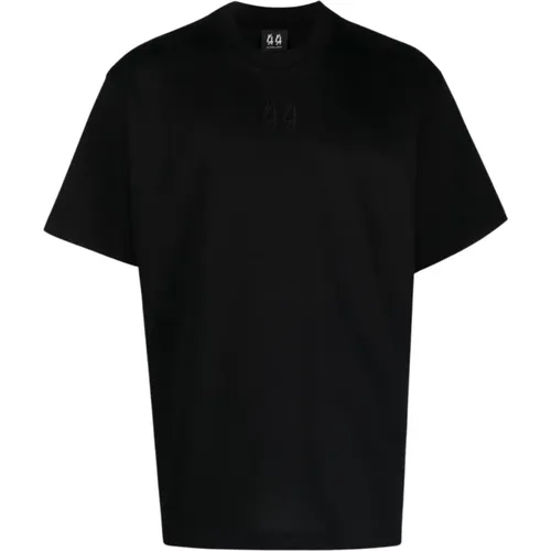 Casual T-Shirt Erhöhe Stil Tee Jersey , Herren, Größe: L - 44 Label Group - Modalova