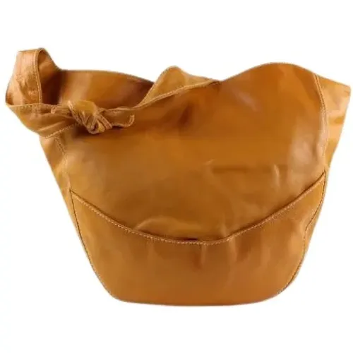 Vintage Leather Shoulder Bag , female, Sizes: ONE SIZE - Bottega Veneta Vintage - Modalova