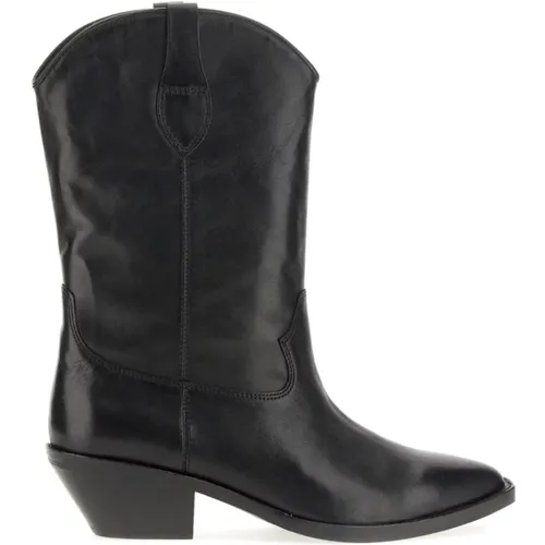 Leather Texanese Boot from Argentina , female, Sizes: 4 UK - Ash - Modalova