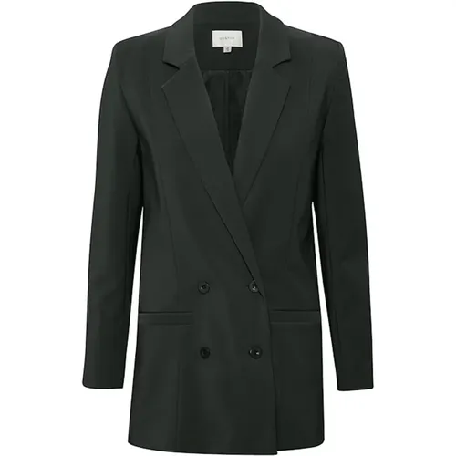 Cool Blazer with Long Sleeves and Boxy Fit , female, Sizes: M, XS, 2XS, S - Gestuz - Modalova