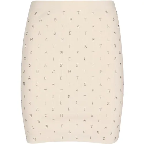 Burro Mini Skirt , female, Sizes: S, M - Elisabetta Franchi - Modalova
