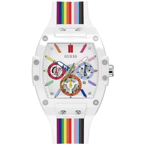 Multifunktionale Phoenix Uhr Weiß Multicolor - Guess - Modalova