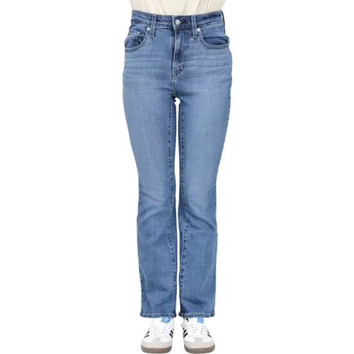 Levi's, Bootcut Jeans mit hoher Taille , Damen, Größe: W26 - Levis - Modalova