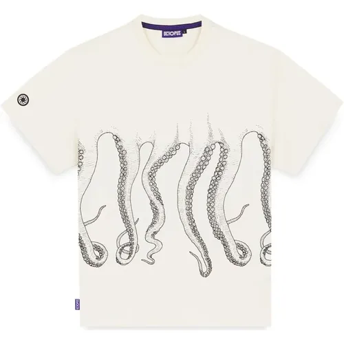 T-Shirts , Herren, Größe: L - Octopus - Modalova