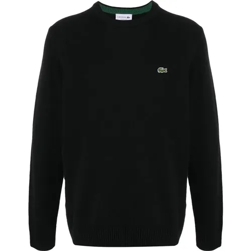 Embroidered Logo Knit Sweater , male, Sizes: S, XL, M, L - Lacoste - Modalova